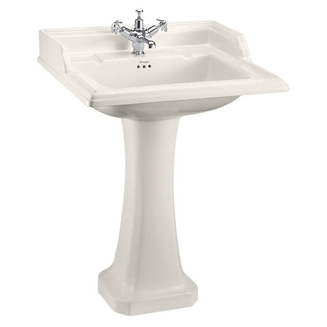 Burlington Medici 650mm Classic Basin and Pedestal Large Image