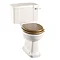 Burlington Medici Close Coupled Traditional Toilet - Ceramic Lever Flush Large Image