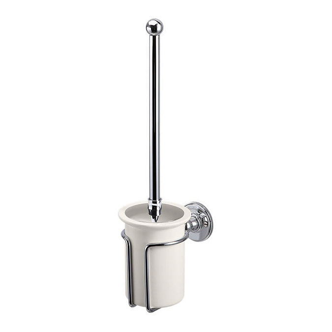 Burlington Medici Toilet Brush Holder - A8-CHR-MED Large Image