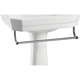 Burlington - Medium Add On Towel Rail - For Selected Basin/Pedestal Sets - T1 Large Image