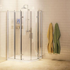 Burlington Traditional Off Set Quadrant Shower Enclosure Medium Image