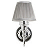 Burlington Ornate Light with Chrome Base and Chiffon Silver Shade - BL25 Large Image