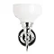 Burlington Ornate Light with Chrome Base and Cup Frosted Glass Shade - BL21 Large Image