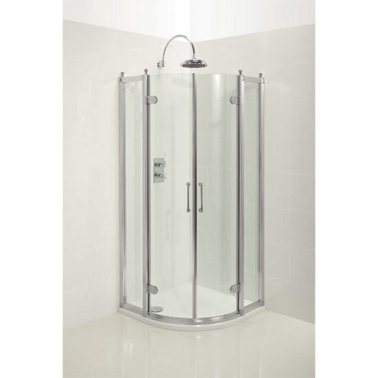 Burlington Traditional Quadrant Shower Enclosure Profile Large Image