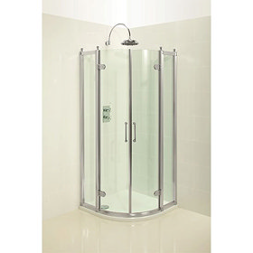 Burlington Traditional Quadrant Shower Enclosure Large Image