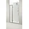 Burlington Traditional Recessed Hinged Shower Door with 1 x Inline Panel Profile Large Image