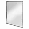 Burlington Rectangular Mirror with Chrome Frame - A11-CHR Large Image