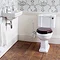 Burlington Regal Slimline Close Coupled Traditional Toilet - Button Flush Profile Large Image