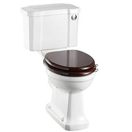 Burlington Regal Slimline Close Coupled Traditional Toilet - Button Flush Medium Image