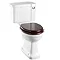 Burlington Regal Slimline Close Coupled Traditional Toilet - Button Flush Large Image