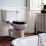 Burlington Regal Slimline Close Coupled Traditional Toilet - Ceramic Lever Flush Profile Large Image