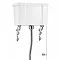 Burlington Regal High Level Raised Height Toilet with White Ceramic Cistern Feature Large Image