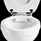 Burlington Rimless Close Coupled WC with 440mm Front Push Button Cistern  Feature Large Image