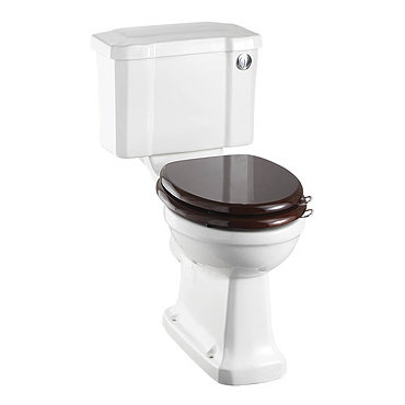 Burlington Rimless Close Coupled WC with 440mm Front Push Button Cistern  Profile Large Image