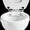 Burlington Rimless Close Coupled WC with 520mm Front Push Button Cistern Feature Large Image