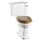 Burlington Rimless Close Coupled WC with 520mm Front Push Button Cistern Large Image