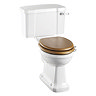Burlington Rimless Close Coupled WC with 520mm Lever Cistern Large Image