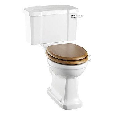 Burlington Rimless Close Coupled WC with 520mm Lever Cistern  Profile Large Image