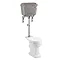 Burlington Rimless Medium Level WC with Aluminium Lever Cistern Large Image