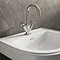 Burlington Riviera 580mm D-Shape Basin + Full Pedestal  Profile Large Image