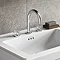 Burlington Riviera Art Deco Chrome 3 Hole Deck Basin Mixer Profile Large Image