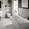 Burlington Riviera Art Deco Chrome 4 Hole Bath Shower Mixer Feature Large Image