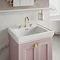 Burlington Riviera Art Deco Gold 3 Hole Deck Basin Mixer Feature Large Image