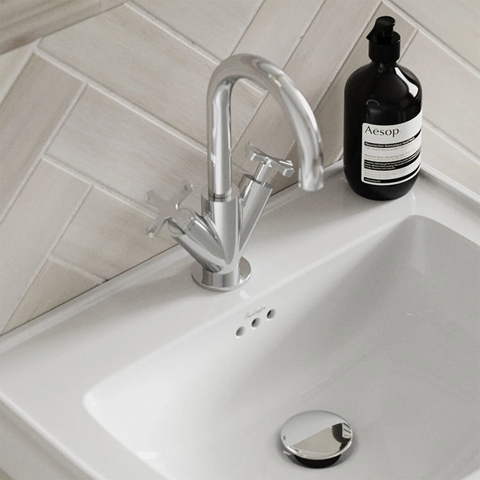 Burlington Riviera Art Deco Gold Mono Basin Mixer Feature Large Image