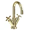 Burlington Riviera Art Deco Gold Mono Basin Mixer Large Image