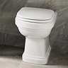 Burlington Riviera Back To Wall Toilet with Soft Close Seat  Profile Large Image