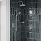 Burlington Riviera Chrome Art Deco 2 Outlet Thermostatic Concealed Shower Valve