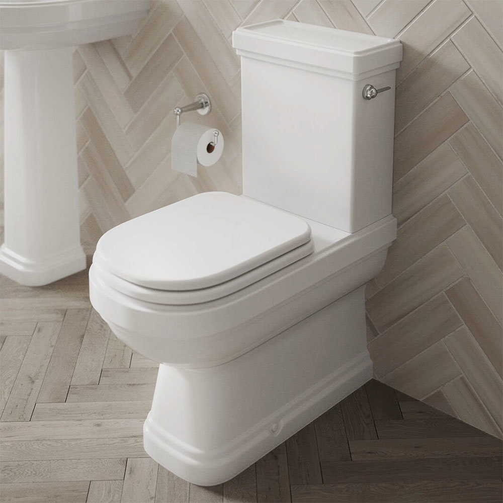 Burlington Riviera Close Coupled Btw Toilet With Soft Close Seat