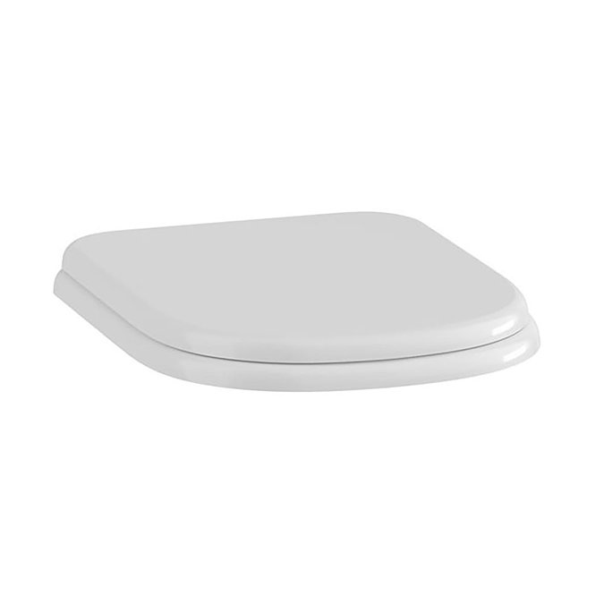 Burlington Riviera White Soft Close Toilet Seat Large Image