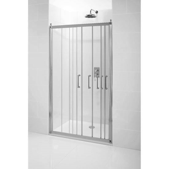 Burlington Traditional Soft Close Recessed Sliding Shower Door Profile Large Image