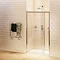 Burlington Traditional Soft Close Recessed Sliding Shower Door  Feature Large Image