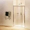 Burlington Traditional Soft Close Recessed Sliding Shower Door Feature Large Image