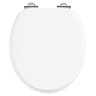 Burlington Soft Close Toilet Seat - Gloss White Seat - S18 Large Image