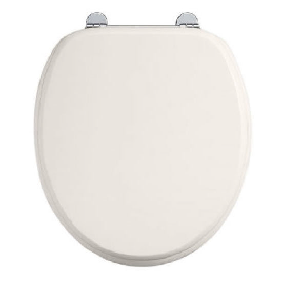 Burlington Soft Close Toilet Seat with Chrome Hinges - Medici Large Image
