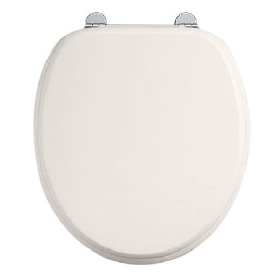 Burlington Soft Close Toilet Seat with Chrome Hinges - Medici