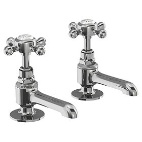 Burlington - Stafford Long Nose Basin Pillar Taps - STA12 Large Image