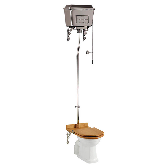 Burlington Standard High Level WC with Chrome Cistern Large Image