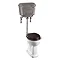 Burlington Standard Low Level WC with Chrome Lever Cistern Large Image