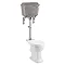 Burlington Standard Medium Level WC with Chrome Lever Cistern Large Image