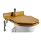 Burlington Throne Seat for High Level Toilet - Oak Seat - S14 Large Image