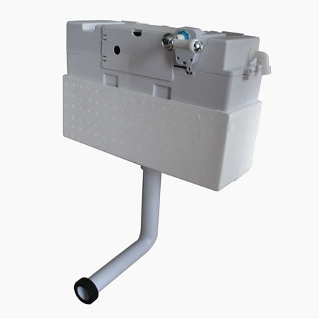 Burlington Front + Top Access Dual Flush Cistern with Ceramic Lever Profile Large Image