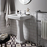 Burlington Victorian Large Basin and Regal Pedestal - Various Tap Hole Options  Feature Large Image