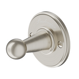 Burlington Single Robe Hook - Brushed Nickel