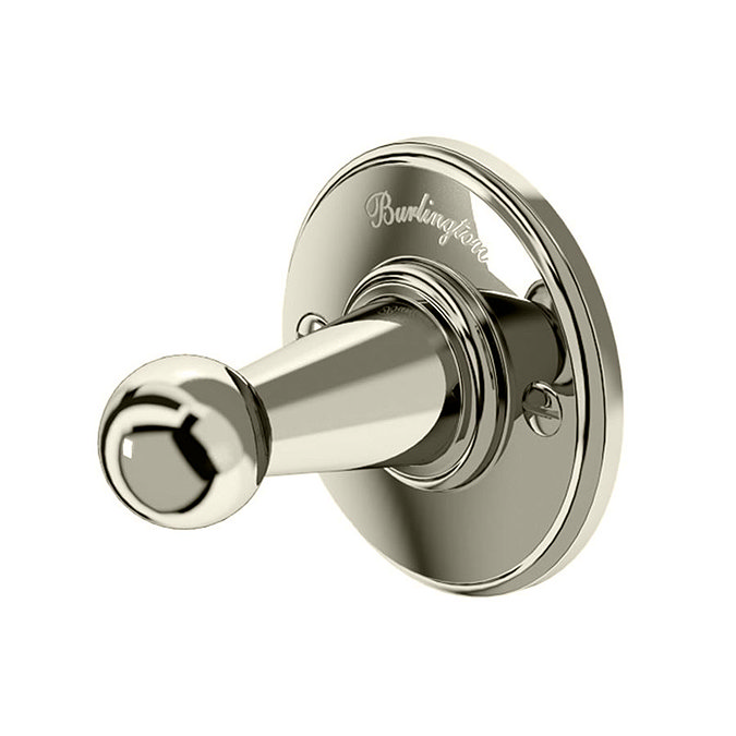 Burlington Wall Mounted Robe Hook - Nickel - A14-NKL Large Image