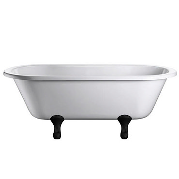 Burlington - Windsor Double Ended 1700mm Freestanding Bath with Legs Profile Large Image