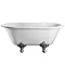 Burlington - Windsor Double Ended 1500mm Freestanding Bath with Legs In Bathroom Large Image